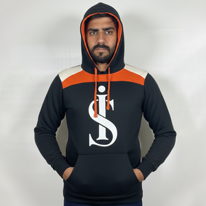 Nouveauté 2025 Sweat à capuche surdimensionné pour homme en coton biologique écologique respirant avec fermeture éclair Saison automne Impression puff basique Sweats à capuche - Product Image 3
