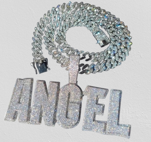 Pendentif Rectangle avec Chaîne pour Homme et Femme Bijoux à Graver Unisexe - Product Image 2