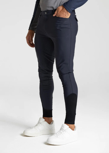 Pantalons d'équitation pour hommes, coupe ajustée, tissu extensible, respirant, pantalon d'équitation, tenue durable - Product Image 3