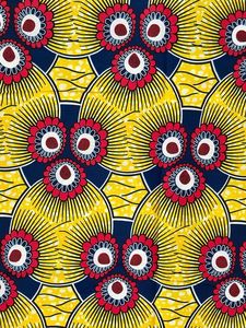 Tela de Alta Calidad 100% Poliéster con Estampado Africano para Camisas, Ideal para Bodas al Aire Libre y Prendas de Vestir para Niñas, Mercado Global - Product Image 4