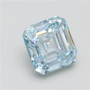 Diamante Suelto de Laboratorio, Corte Asscher, 2.00 Quilates, Azul Fantasía, VS1, Directo de Fábrica Premium, Venta al Por Mayor, Envío del Fabricante - Product Image 4