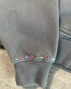 เสื้อฮู้ดสำหรับทุกเพศรุ่นผ้าแห้งเร็วระบายอากาศได้ดีเสื้อแนวสตรีทผ้าคอตตอน100% 480GSM ซักกรดสำหรับฤดูหนาว - Product Image 4