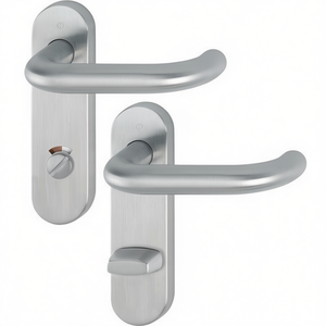 Juego de Placas Traseras Cortas Paris E138/353KH con Manillar de Palanca Redondeada de Acero Inoxidable F69 RWSK/OL para Cintas de Manillar de Bicicleta HOPPE - Product Image 3