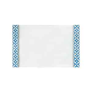 Noor Al Qamar Plateau en acrylique fait à la main et incrustation de nacre Plateau de design arabe moderne de qualité supérieure pour Ramadan Eid Usage domestique de luxe - Product Image 2