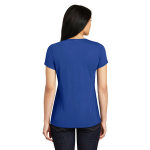 Camiseta Básica de Manga Corta para Mujer, Cuello Redondo, Algodón, Lisa - Product Image 2