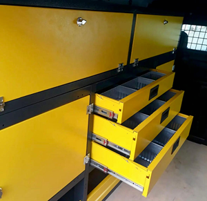 Detay ตู้เครื่องมือรถตู้แบบแยกส่วนทำจากโลหะคุณภาพสูงชั้นวางของแบบถอดออกได้ดีไซน์แบบล็อคได้สไตล์โมเดิร์นประกอบง่ายสำหรับทุกคน - Product Image 3