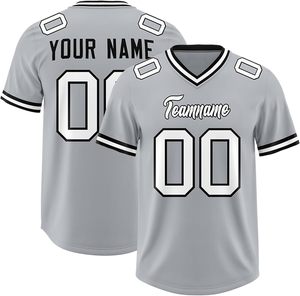 เสื้อฟุตบอลโพลีเอสเตอร์ตาข่ายระบายอากาศ แห้งเร็ว ป้องกันแบคทีเรีย ป้องกันรังสียูวี แบบ OEM สั่งทำได้ พร้อมสกรีนชื่อ โลโก้ และหมายเลข ไซส์ใหญ่พิเศษ - Product Image 1