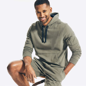 Sudaderas con capucha ligeras para hombre de alta calidad 2025 algodón liso teñido para ropa informal y trajes relajados de invierno con servicio OEM 100% - Product Image 2