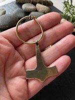 Martillo de Thor Mjolnir de Latón Texturizado Royal Artisans - Opciones de Modelo en Cobre, Bronce y Plata NH78
