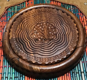 Panier à fruits secs et cadeaux en bois naturel multifonctionnel moderne de qualité supérieure, respectueux de l'environnement, Tradebyd - Product Image 3