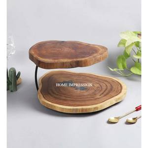 Soporte para Pastel con Diseño de Abeja, Decoración de Mesa para Fiestas, Servidor de Pastel Moderno de Madera Clásica Hecho a Mano con Cuchara - Product Image 6