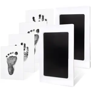 2023 Hot Clean Touch Pet Paw Infant Stamp Print Kit Inkless Hand and Footprint Kit for Baby