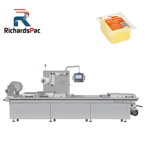 Custom-made Sealed Cheese Thermoforming Vacuum Packaging Tray Sealing Machine Sealer Dates Cheese