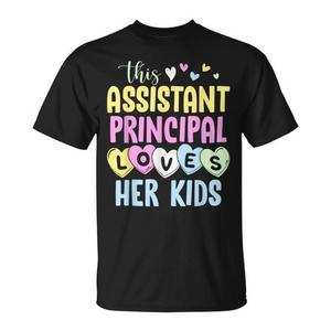T-shirt promotionnel pour enfants de la Saint-Valentin de l'école du directeur - Product Image 1