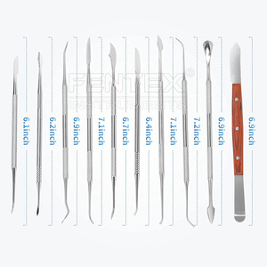 10 Uds herramientas de tallado de cera instrumentos de depilación dental con estuche, juego de talladores de cera de acero inoxidable - Product Image 4