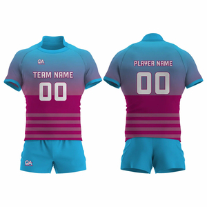 Nuevo conjunto de uniformes deportivos de Rugby al por mayor, uniforme de Rugby de alta calidad, uniforme de Rugby de secado rápido con logotipo personalizado, uniforme de Rugby lavable - Product Image 6