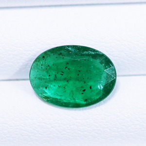 Gema de Esmeralda Natural de Zambia de Alta Calidad, 2.15 CT, Corte Ovalado, Color Verde Medio, Piedra de Nacimiento de Mayo, para Hacer Anillos y Colgantes - Product Image 2