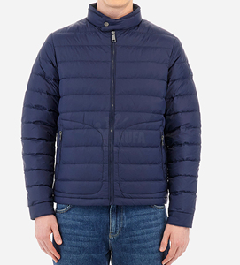 Chaqueta acolchada impermeable de invierno para hombre personalizada con cierre de cremallera Material de tela de nueva condición su requisito - Product Image 1