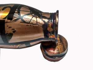 High Quality Pure Meena Printed <b>Copper</b> Water <b>Bottle</b> in Different Styles with Premium Packaging Made in India - Product Image 3