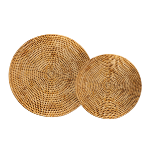 Hot Trend WOVEN <b>RATTAN</b> CHARGER PLATE <b>PLACEMATS</b> Vietnam Crafts Dining Table Mats Vietnam Handmade Dining Mat - Product Image 1