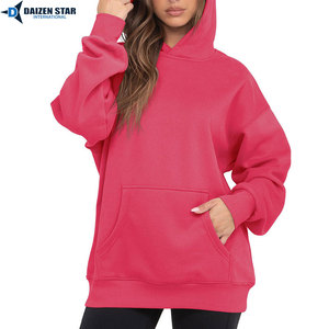 Sweat-shirts à capuche écologiques pour femmes, couleur unie, 100% coton molletonné, séchage rapide, respirant, anti-rides, broderie 3D - Product Image 5