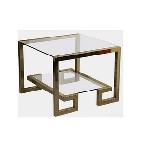 Table de qualité exclusive Table d'appoint en marbre et en métal Conception avantageuse Table d'appoint de lit de forme ronde pour les meilleures ventes - Product Image 5