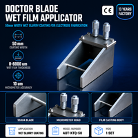 Applicateur de film humide Doctor Blade avec largeur de 50mm pour revêtement d'électrodes Type de produit Machines de revêtement