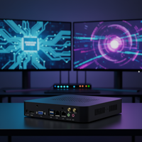 Nuevo Mini PC Intel Celeron Core de 5.1GHz, 32GB LPDDR5, 1TB NVMe SSD, WiFi 6, LAN Dual de 2.5G, con 3 Años de Garantía