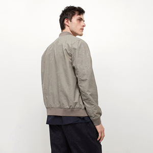 2025 hommes élégant Slim Fit Bomber veste haute qualité coton léger hiver vêtements d'extérieur Logo personnalisé poche support motif taille XL - Product Image 3