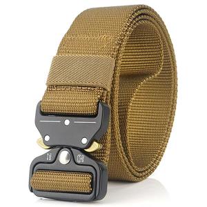 Outdoor Utility Hiking Belt with Heavy-Duty Seat Belt <b>Buckle</b> and Quick-Release Design for Work and Adventure Activities - Product Image 3