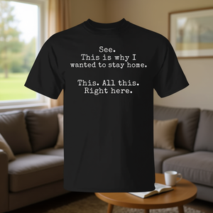 T-shirt 'Stay Home' con Design Accattivante per Uso Promozionale - Product Image 3