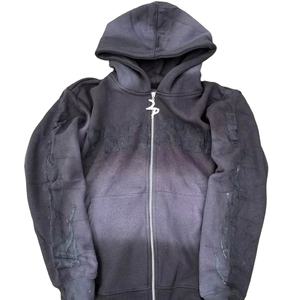 Sudadera con capucha clásica de hombre de alta calidad 100% personalizable OEM 280-300 Gsm Fleece (mezcla de algodón y poliéster) sudadera digital - Product Image 3