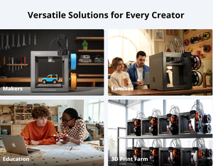Nouvelle <span class=keywords><strong>imprimante</strong></span> <span class=keywords><strong>3D</strong></span> Flashforge Creator 5 automatique à 4 buses avec volume d'impression de 256x256x256mm, prise en charge du PLA et impression 4 couleurs - Product Image 6