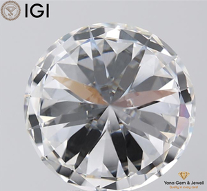 Brillo brillante CVD diamante 5,50 quilates laboratorio crecido corte redondo F Color VVS2 claridad IGI certificado 11,24 MM - Product Image 5