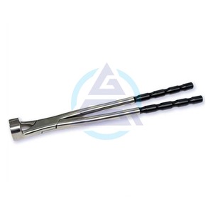 Forceps à molaires pour poney de 15 pouces avec mâchoires dentelées, forceps dentaire vétérinaire miniature en acier professionnel, extracteur de dents de cheval compact - Product Image 4