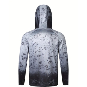 Camisa de Pesca con Capucha de Manga Larga para Hombre INDEX, Impresión por Sublimación, UPF 50, Anti-UV, Patrón de Camuflaje, Ropa Deportiva - Product Image 2