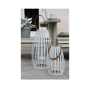 Lanterne en fer, motif floral, pour extérieur, patio, matin, bougie en métal, éclairage d'intérieur, ambiance lumineuse et joyeuse - Product Image 5