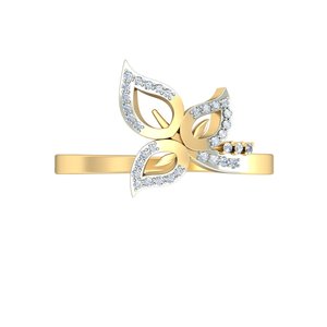Ishi Diamonds Petal Perfection Bague en or 18 carats avec diamant de laboratoire - Product Image 4