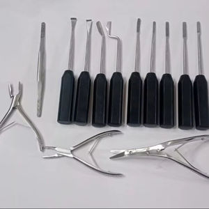 Dụng cụ phẫu thuật chỉnh hình thiết lập màu đen rhinoplasty bảo quản công cụ Hướng dẫn sử dụng một + chất lượng thép không gỉ Ent mũi phẫu thuật Kit - Product Image 1