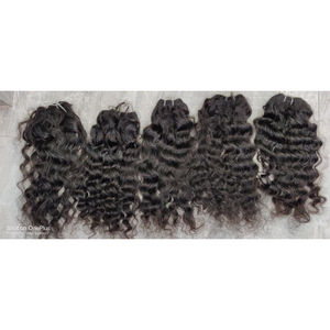 Superventas Natural rizado 100% virgen indio crudo cutículas alineadas extensiones de cabello sin procesar textura negra para mujeres cabello a granel - Product Image 1