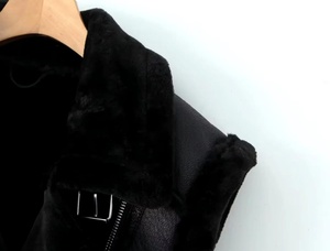 Gilet d'hiver en toile imperméable de style personnalisé de haute qualité, en cuir PU, pour hommes, grande taille, séchage rapide, réversible, pour utilisation en plein air, en moto - Product Image 5