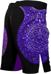Impression numérique rétractable Arts martiaux mixtes porter pour adultes hommes plaine blanc lutte MMA Shorts en gros taille élastique - Product Image 6