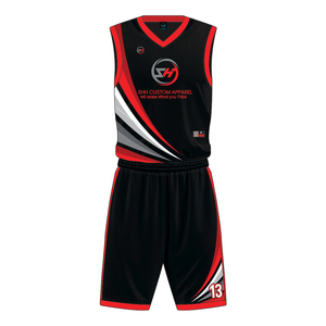 Uniformes de basket-ball sublimés par logo personnalisé OEM ensembles de vêtements de sport d'équipe pour les clubs et les écoles - Product Image 2