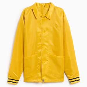 แจ็กเก็ตบอมเบอร์ผู้ชายกันน้ำกันลมปกคอตั้งสไตล์วินเทจ - Product Image 1