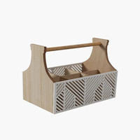 Nouveau caddie en bois personnalisé à la mode, design tendance, caddie en bois pour les fabricants et les grossistes d'ustensiles de cuisine