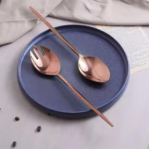 Service de table en acier inoxydable de haute qualité pour restaurants, hôtels, mariages, cuillère, fourchette, couteau pour les fêtes - Product Image 5