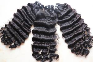 Cheveux bruts vietnamiens de qualité supérieure, trame de cheveux bouclés profonds, extension de cheveux humains directe d'usine - Product Image 6