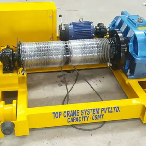 Treuil de crabe 5 MT robuste et durable palan de levage de manutention manuelle équipement de poulie industrielle fournisseur d'utilisation en usine - Product Image 1