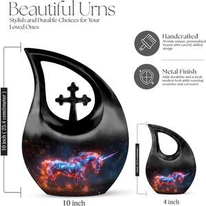 Unicorn Metal <b>Urn</b> <b>for</b> <b>Ashes</b> Women Cremation <b>Urns</b> <b>for</b> <b>Human</b> <b>Ashes</b> Mini <b>Urns</b> Adult Male Man <b>Small</b> <b>for</b> <b>Human</b> <b>Ashes</b> Custom Size - Product Image 2