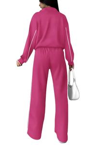 Survêtement deux pièces femme automne à manches longues sweat zippé pantalons longs tenues survêtement survêtement ensembles 2026 - Product Image 6